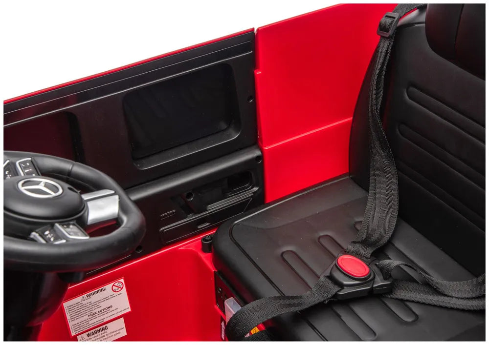 Vaikiškas elektromobilis Mercedes G 2580, 24 V, raudonas