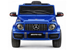 Vaikiškas elektromobilis Mercedes G 63, 12 V, su nuotolinio valdymo pultu, mėlynas
