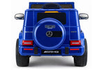 Vaikiškas elektromobilis Mercedes G 63, 12 V, su nuotolinio valdymo pultu, mėlynas