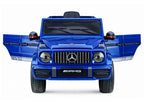 Vaikiškas elektromobilis Mercedes G 63, 12 V, su nuotolinio valdymo pultu, mėlynas
