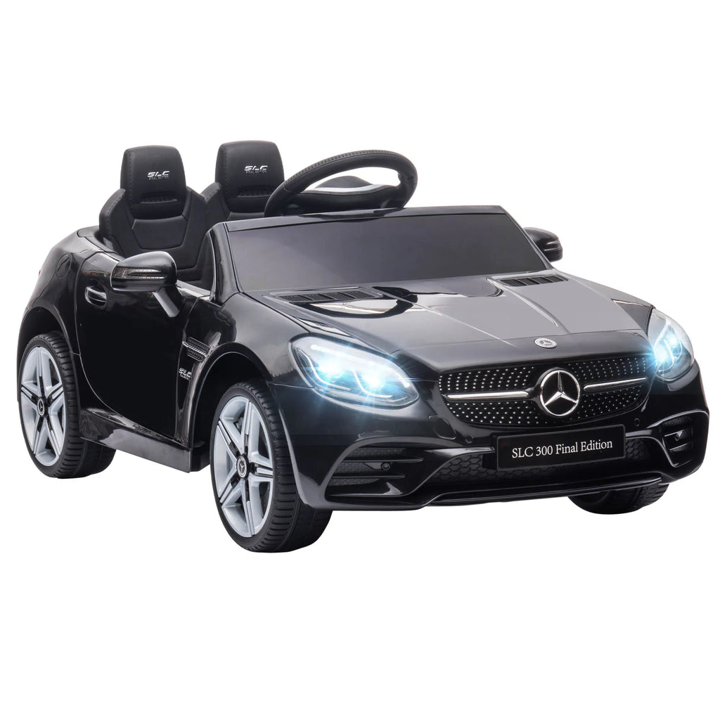 Vaikiškas elektromobilis Mercedes SLC 300, 3–6 metų vaikams, juodas