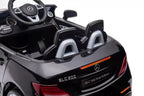 Vaikiškas elektromobilis Mercedes SLC300, 12 V, 2 sėdimos vietos, juodas