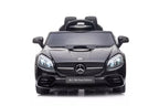 Vaikiškas elektromobilis Mercedes SLC300, 12 V, 2 sėdimos vietos, juodas