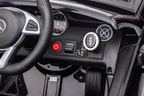 Vaikiškas elektromobilis Mercedes SLC300, 12 V, 2 sėdimos vietos, juodas