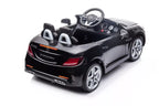 Vaikiškas elektromobilis Mercedes SLC300, 12 V, 2 sėdimos vietos, juodas