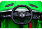 Vaikiškas elektromobilis Mercedes SLS AMG GT R, 12 V, su odine sėdyne ir EVA ratais, baltas