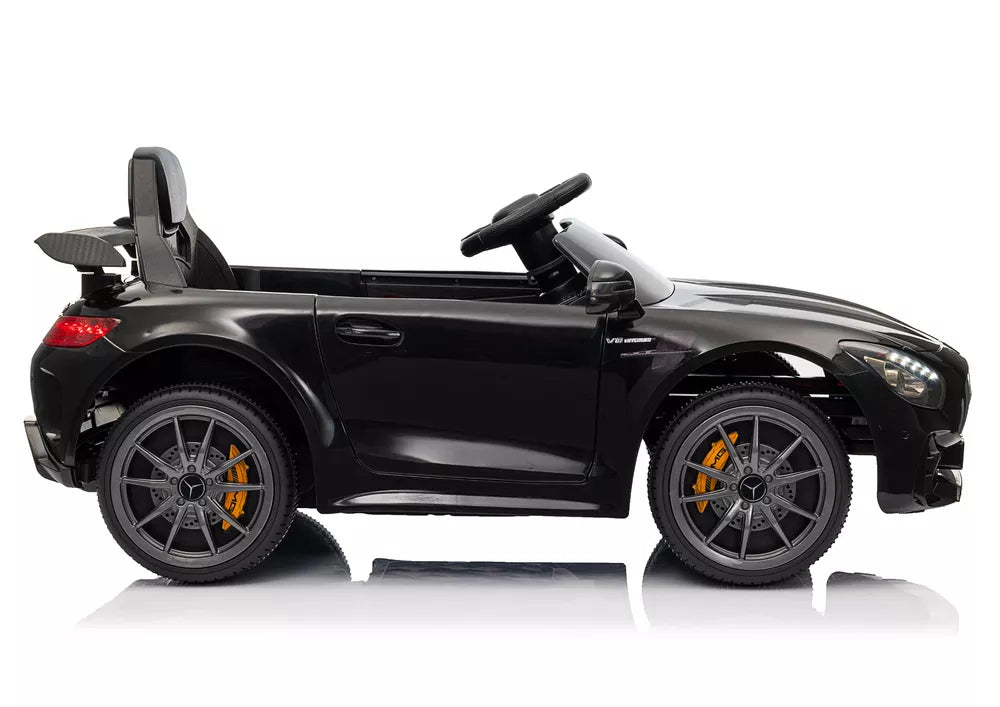 Vaikiškas elektromobilis Mercedes SLS AMG GT R, 12V, juodas