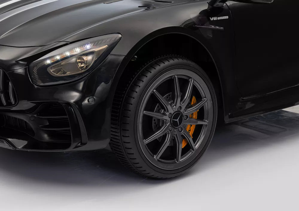 Vaikiškas elektromobilis Mercedes SLS AMG GT R, 12V, juodas