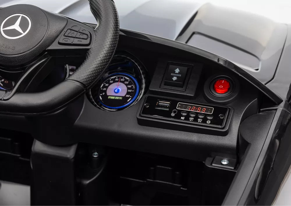 Vaikiškas elektromobilis Mercedes SLS AMG GT R, 12V, juodas
