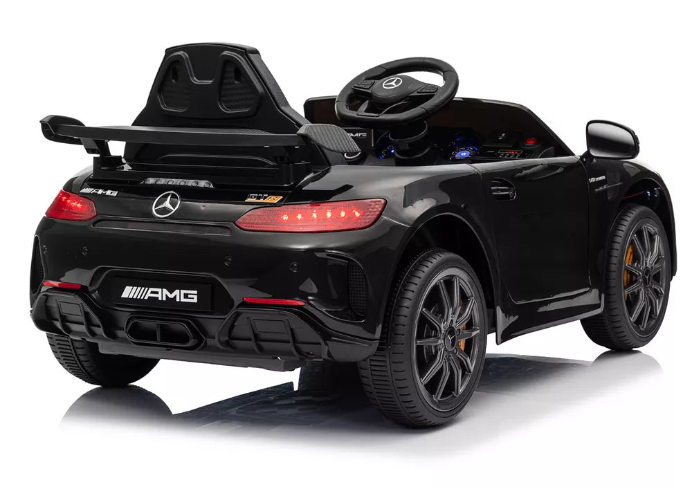 Vaikiškas elektromobilis Mercedes SLS AMG GT R, 12V, juodas