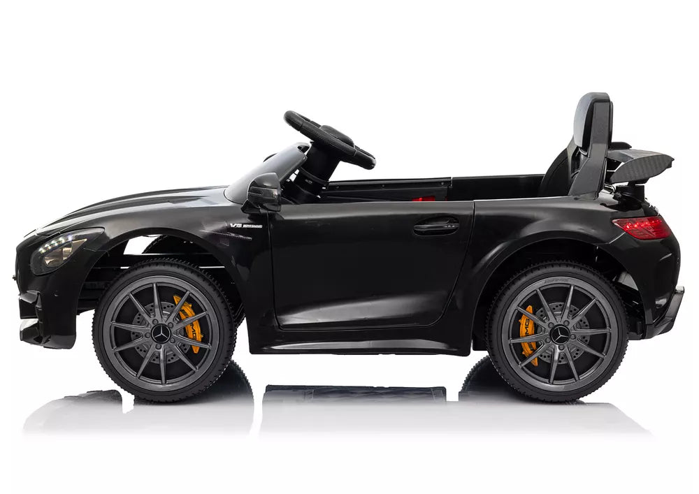 Vaikiškas elektromobilis Mercedes SLS AMG GT R, 12V, juodas