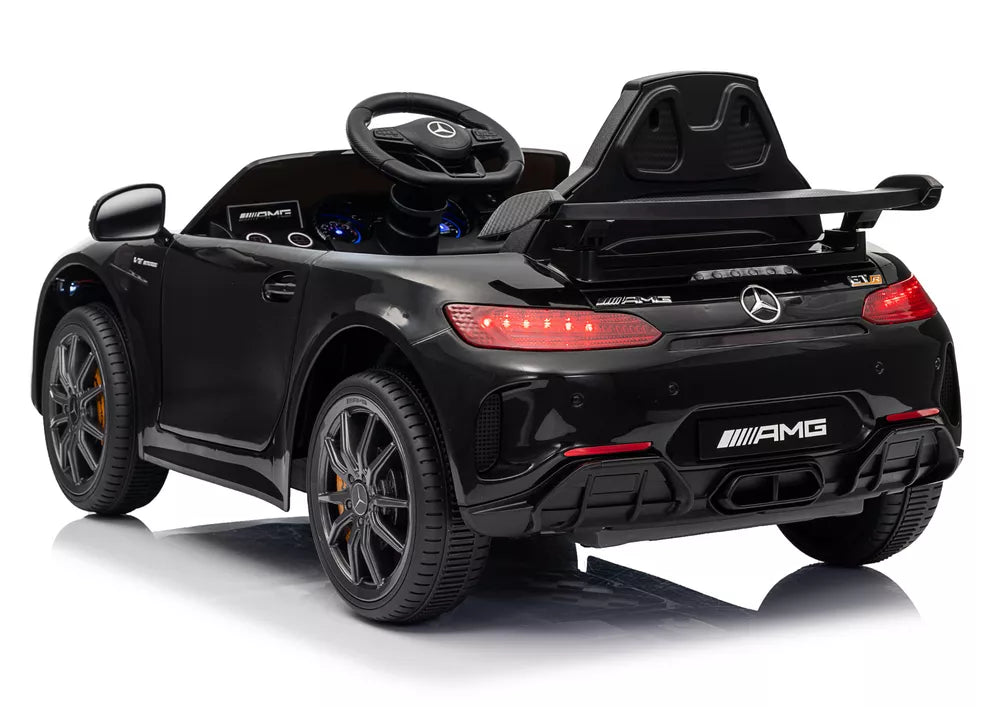 Vaikiškas elektromobilis Mercedes SLS AMG GT R, 12V, juodas