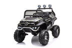 Vaikiškas elektromobilis Mercedes Unimog 4x4, 12 V, 4 varikliai, su minkšta sėdyne ir EVA ratais, kamufliažinis