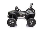 Vaikiškas elektromobilis Mercedes Unimog 4x4, 12 V, 4 varikliai, su minkšta sėdyne ir EVA ratais, kamufliažinis