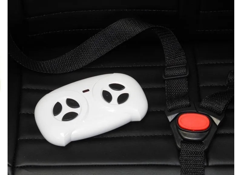 Vaikiškas elektromobilis Mercedes Unimog 4x4, 12 V, 45W, odinė sėdynė, EVA ratai, 30 kg apkrova, baltas
