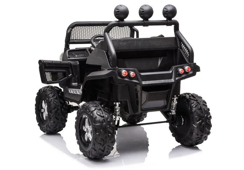 Vaikiškas elektromobilis Mercedes Unimog S, 12 V, 4x45W, juodas