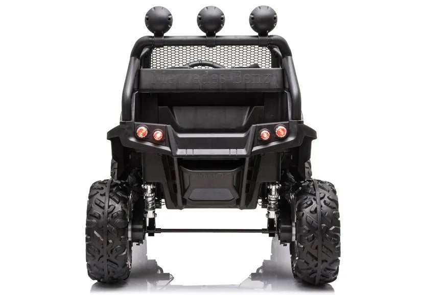 Vaikiškas elektromobilis Mercedes Unimog S, 12 V, 4x45W, juodas