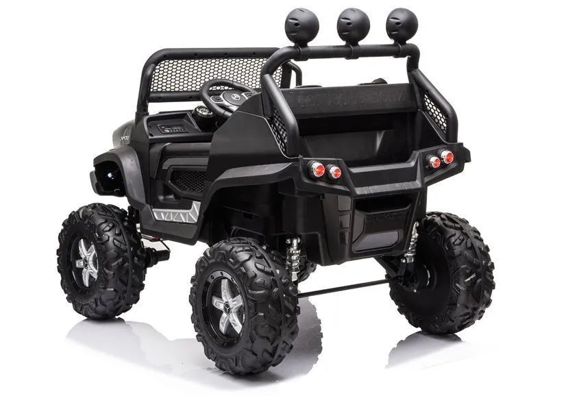 Vaikiškas elektromobilis Mercedes Unimog S, 12 V, 4x45W, juodas