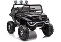 Vaikiškas elektromobilis Mercedes Unimog S, 12 V, 4x45W, juodas