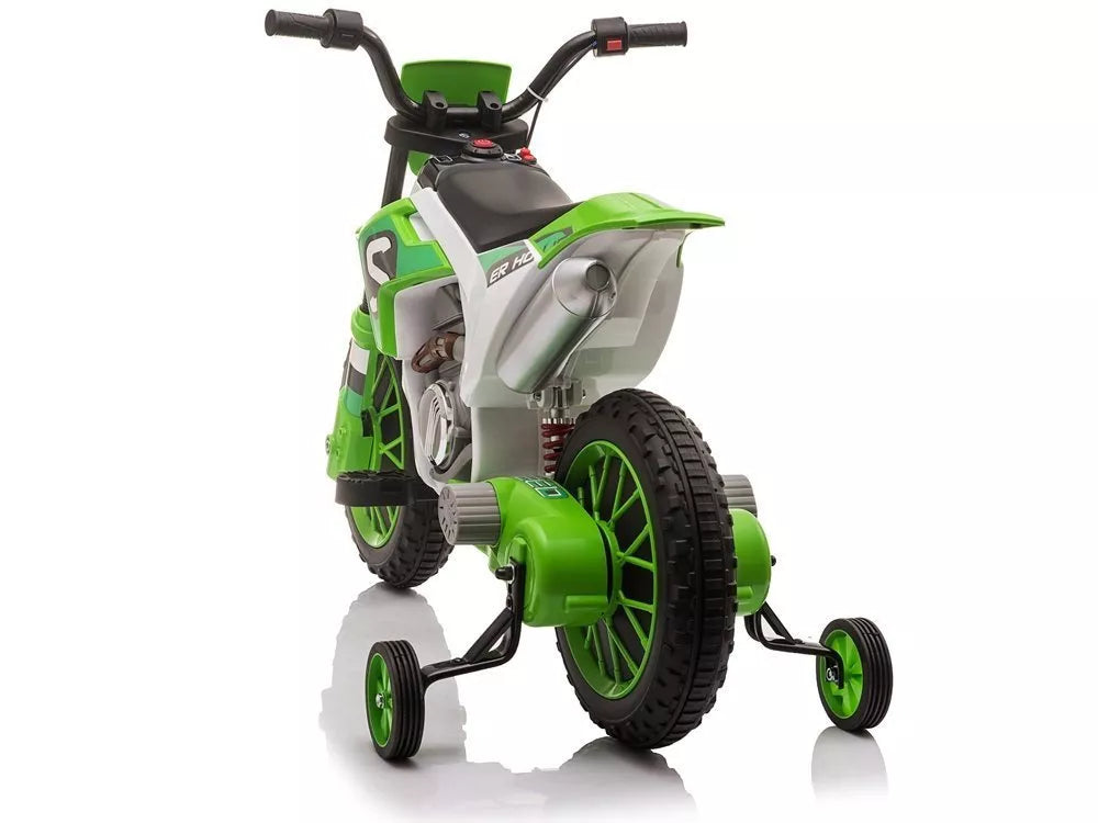 Vaikiškas elektromobilis Motor, 12 V, baltas