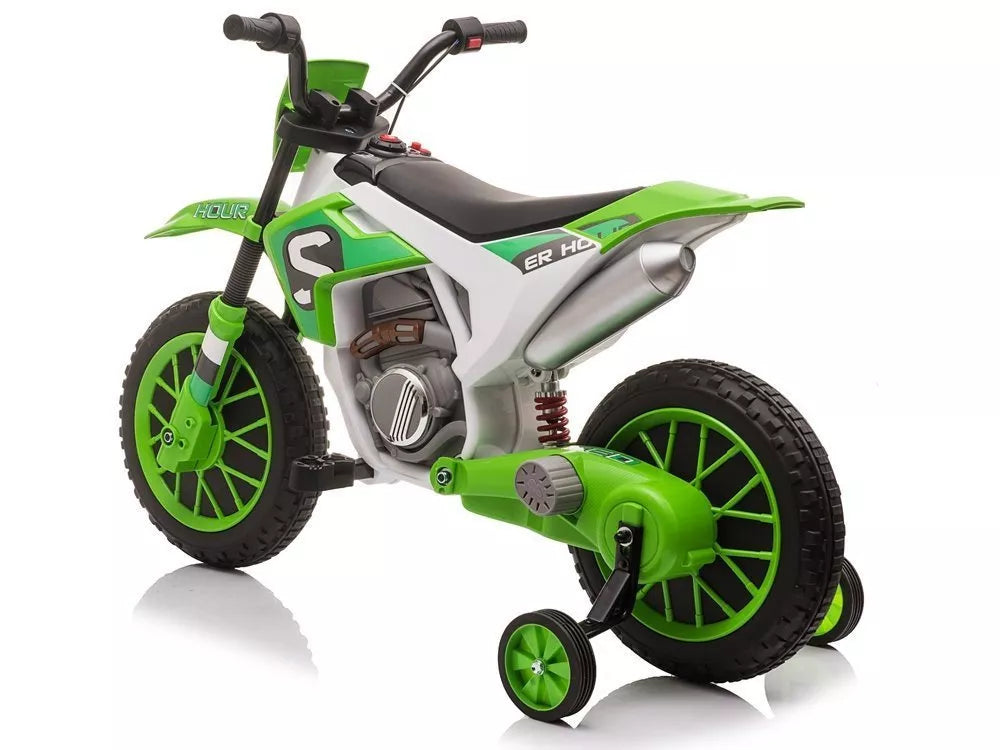 Vaikiškas elektromobilis Motor, 12 V, baltas