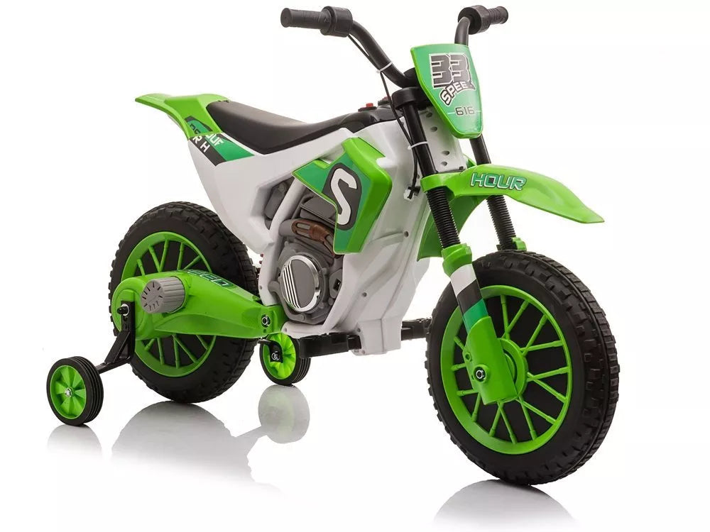 Vaikiškas elektromobilis Motor, 12 V, baltas