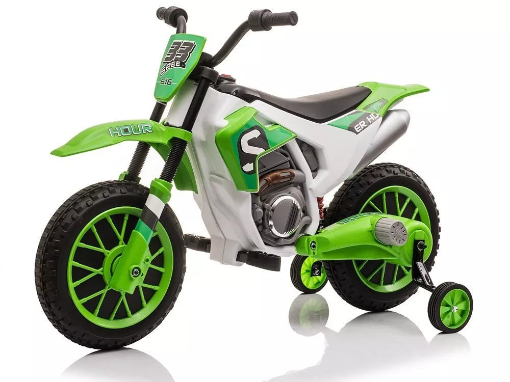 Vaikiškas elektromobilis Motor, 12 V, baltas
