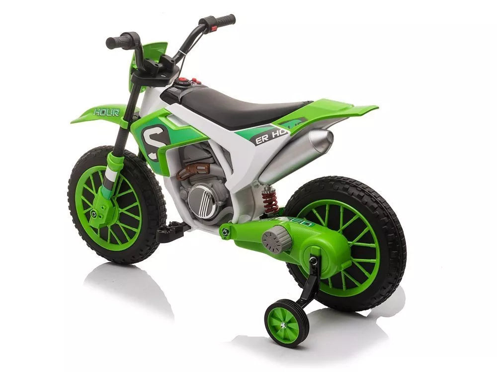 Vaikiškas elektromobilis Motor, 12 V, baltas