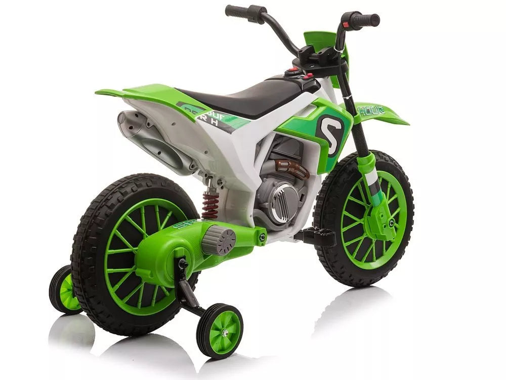Vaikiškas elektromobilis Motor, 12 V, baltas