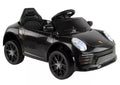 Vaikiškas elektromobilis Porsche, 12 V, su nuotolinio valdymo pultu, juodas