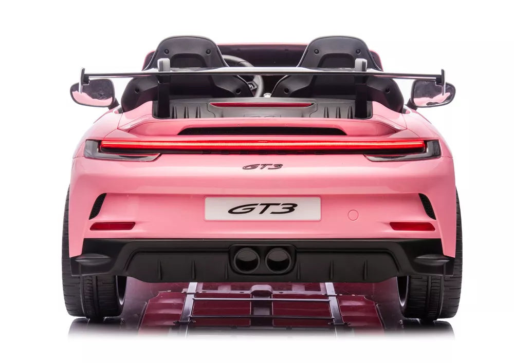 Vaikiškas elektromobilis Porsche 911 GT3, 24 V, 2x150-280W, rožinis