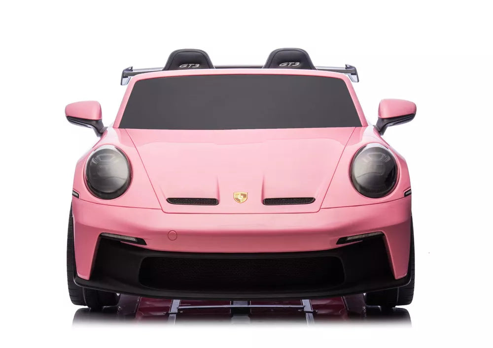Vaikiškas elektromobilis Porsche 911 GT3, 24 V, 2x150-280W, rožinis