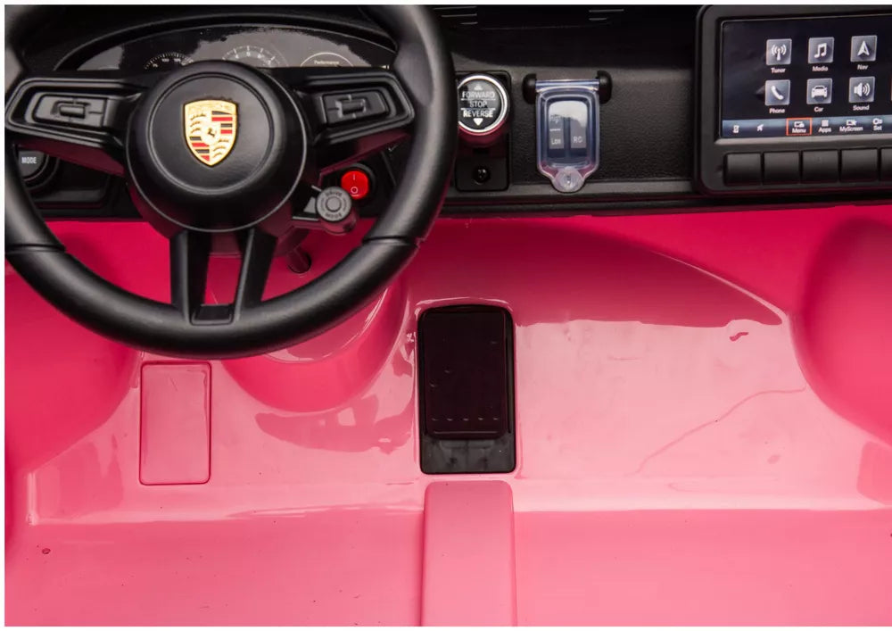 Vaikiškas elektromobilis Porsche 911 GT3, 24 V, 2x150-280W, rožinis