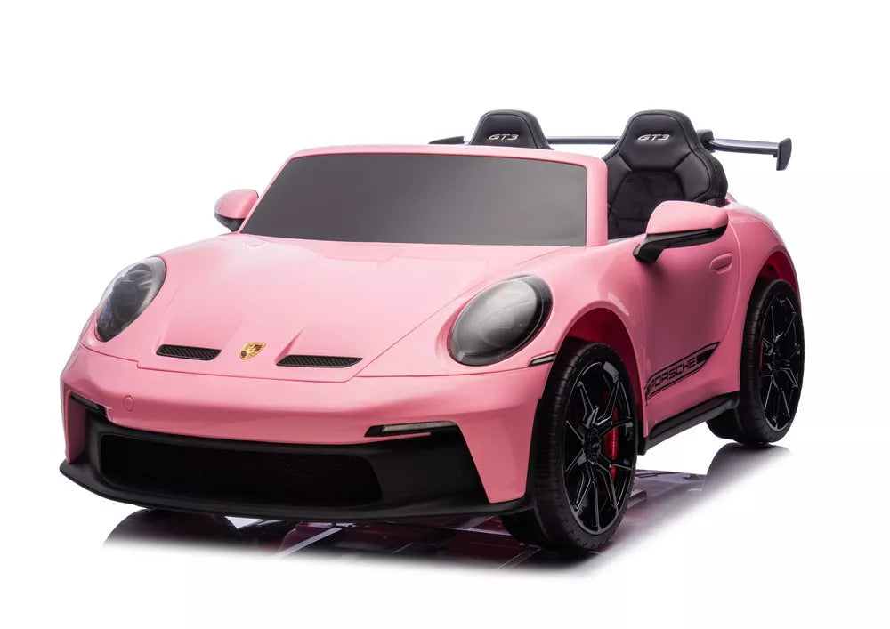 Vaikiškas elektromobilis Porsche 911 GT3, 24 V, 2x150-280W, rožinis