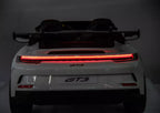 Vaikiškas elektromobilis Porsche 911 GT3, 24 V, 2x280 W, baltas