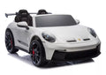 Vaikiškas elektromobilis Porsche 911 GT3, 24 V, 2x280 W, baltas
