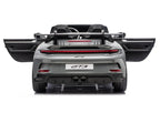 Vaikiškas elektromobilis Porsche 911 GT3, 24 V, pilkas