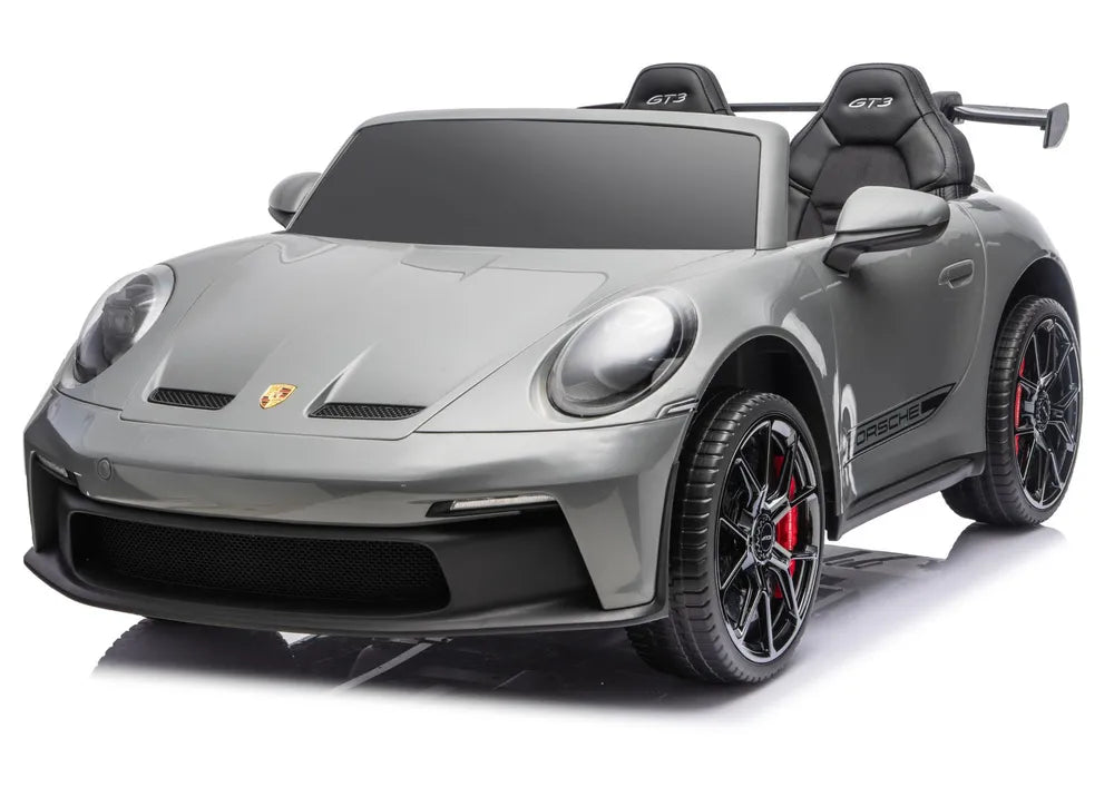 Vaikiškas elektromobilis Porsche 911 GT3, 24 V, pilkas