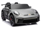 Vaikiškas elektromobilis Porsche 911 GT3, 24 V, pilkas