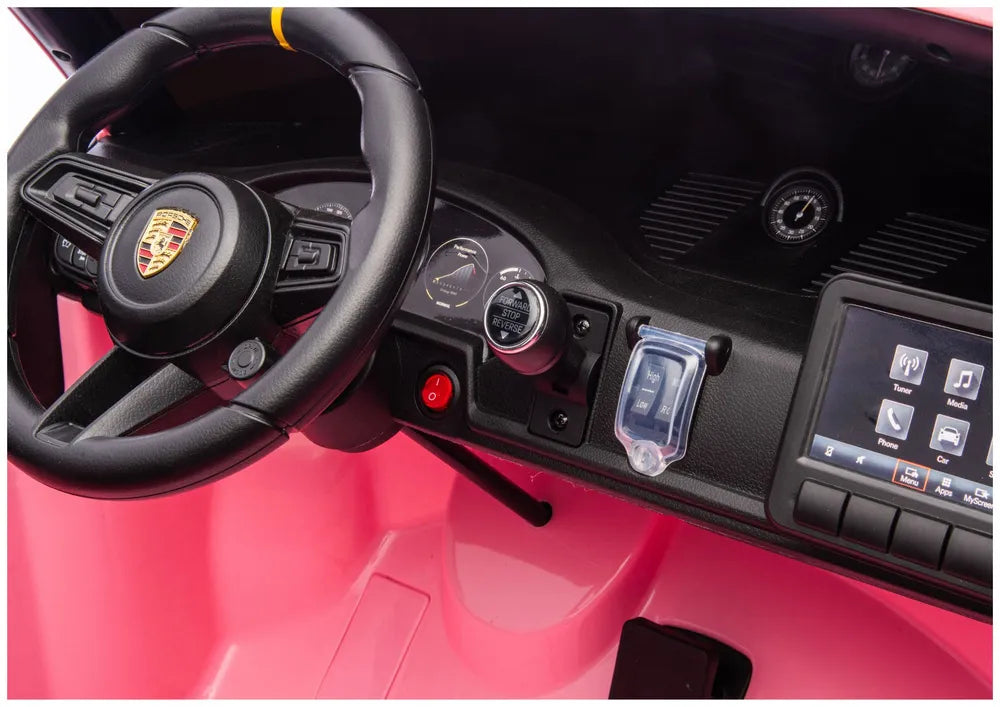 Vaikiškas elektromobilis Porsche 911 GT3, 24 V, rožinis