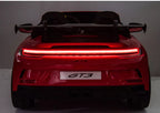 Vaikiškas elektromobilis Porsche GT3, 24 V, su LED žibintais, raudonas