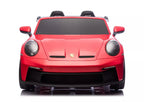 Vaikiškas elektromobilis Porsche GT3, 24 V, su LED žibintais, raudonas