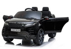 Vaikiškas elektromobilis Range Rover Evoque, 12 V, 3 pavaros, juodas