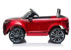 Vaikiškas elektromobilis Range Rover Evoque, 12 V, su nuotolinio valdymo pultu, raudonas