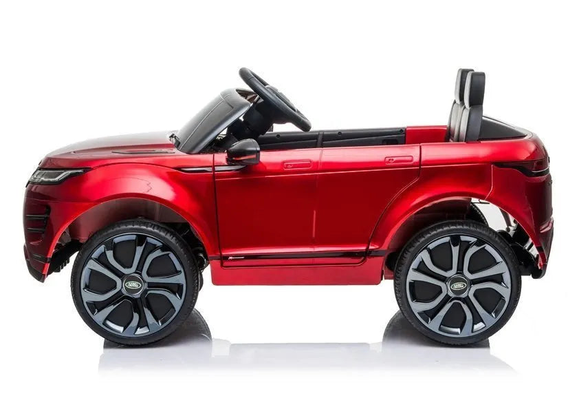 Vaikiškas elektromobilis Range Rover Evoque, 12 V, su nuotolinio valdymo pultu, raudonas