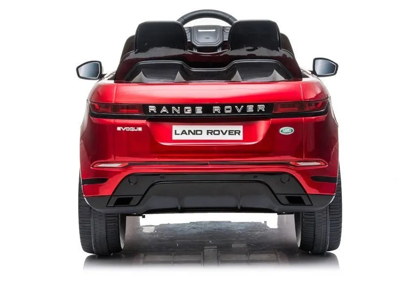 Vaikiškas elektromobilis Range Rover Evoque, 12 V, su nuotolinio valdymo pultu, raudonas