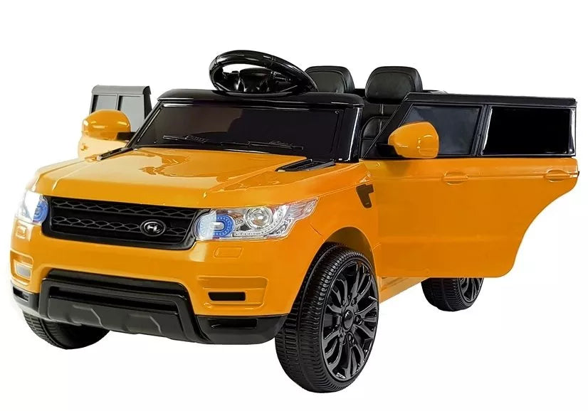 Vaikiškas elektromobilis Range Rover Sport, 12 V, oranžinis