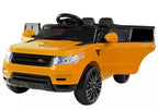 Vaikiškas elektromobilis Range Rover Sport, 12 V, oranžinis