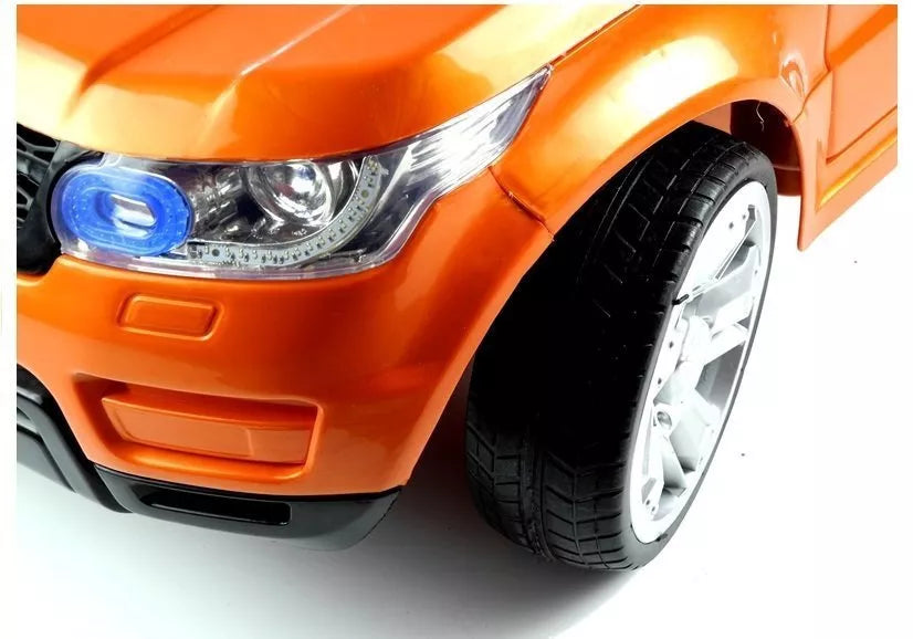 Vaikiškas elektromobilis Range Rover Sport, 12 V, oranžinis
