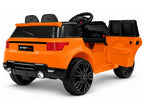 Vaikiškas elektromobilis Range Rover Sport, 12 V, oranžinis